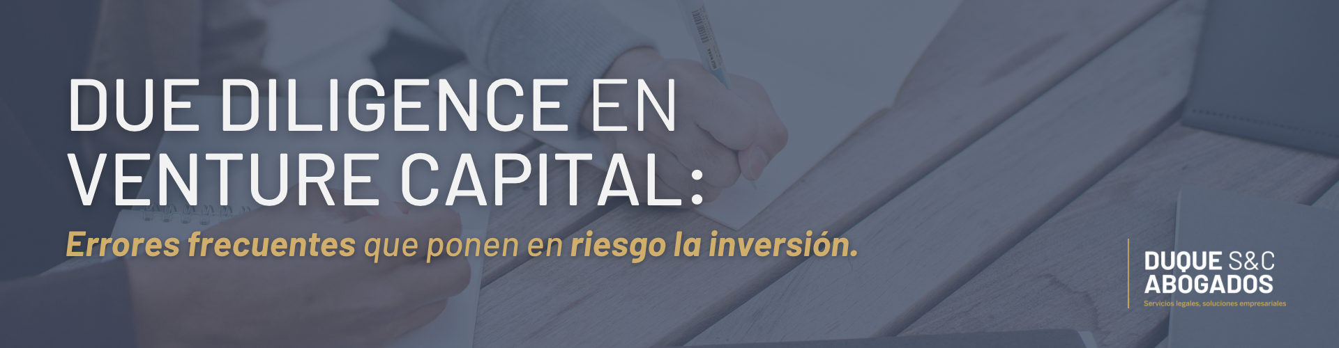 Due diligence en venture capital