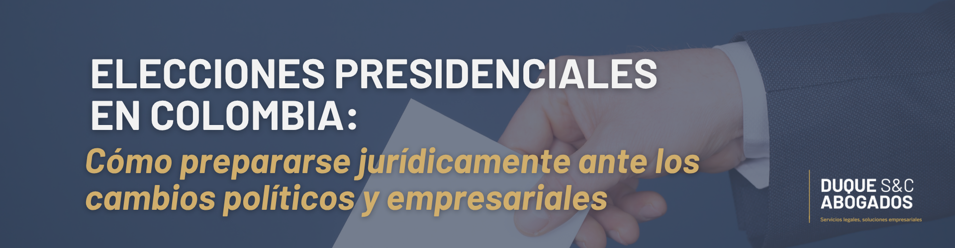 elecciones presidenciales en Colombia