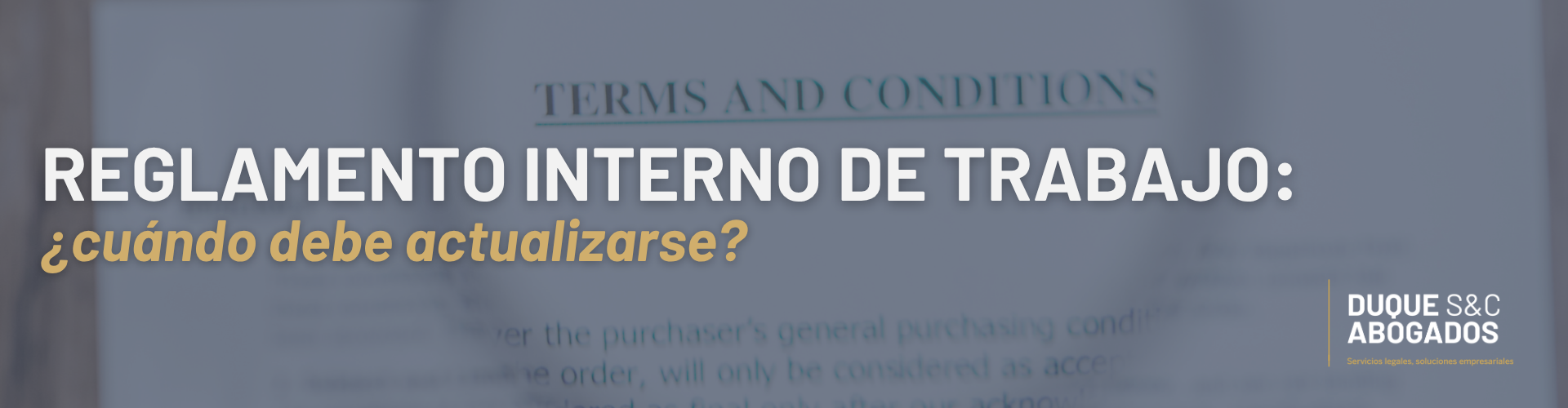 Reglamento Interno de Trabajo
